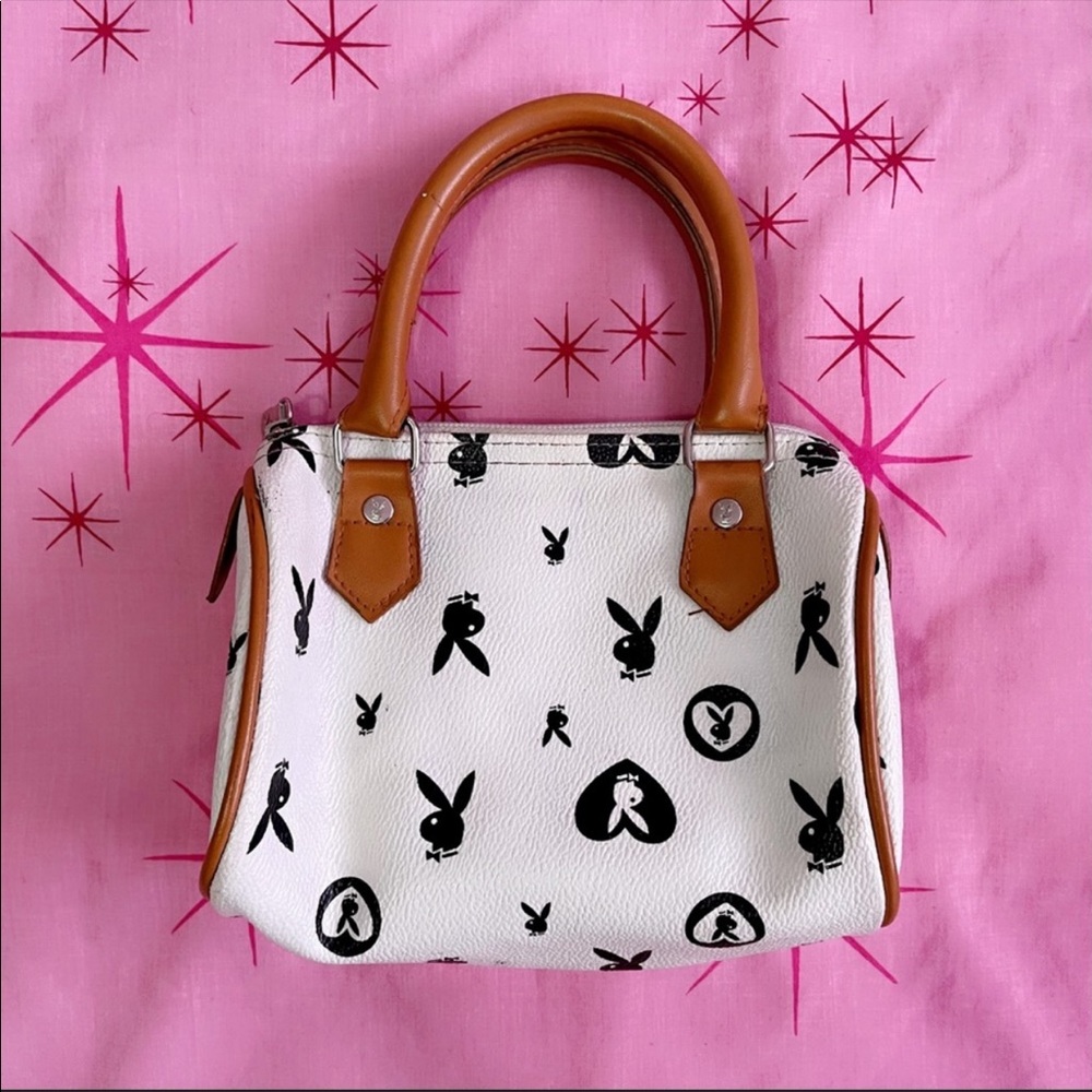 Very rare authentic Vintage Y2K Playboy Monogram speedy Handbag/Purse